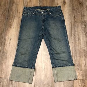 Kenzie Cropped Cuffed Jean - EUC - size 8